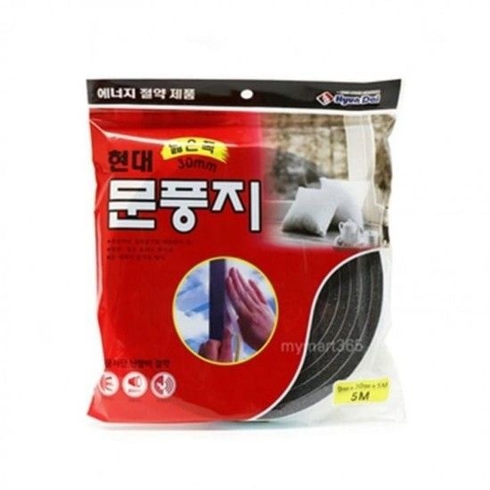 외풍차단 문풍지 데일리 소음방지 3cmX5m 보온 바람차 깔끔한문풍지 냉난방효과 단열재 문바람막