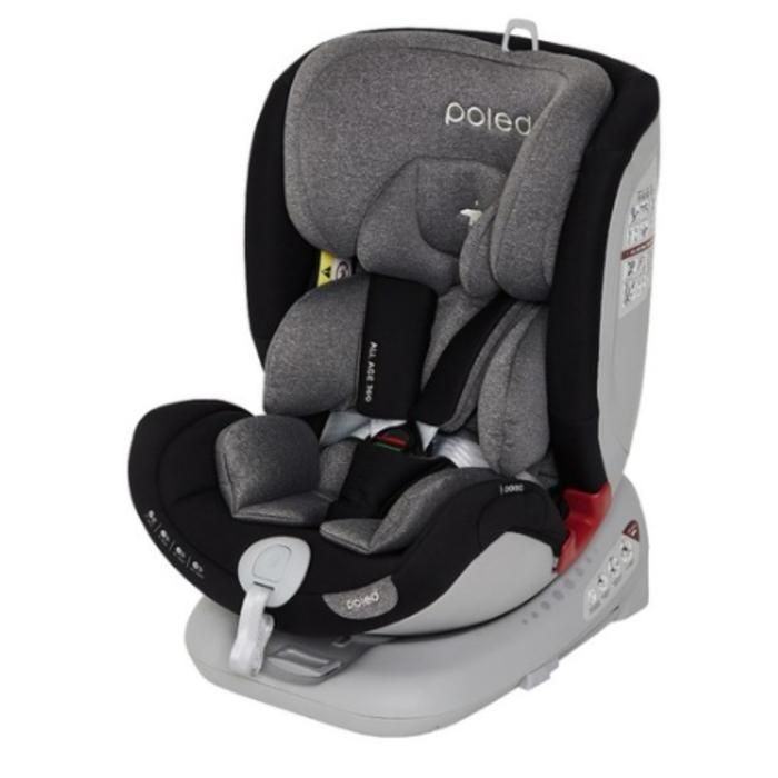 폴레드 올에이지 360 회전 전연령  카시트 새틴그레이