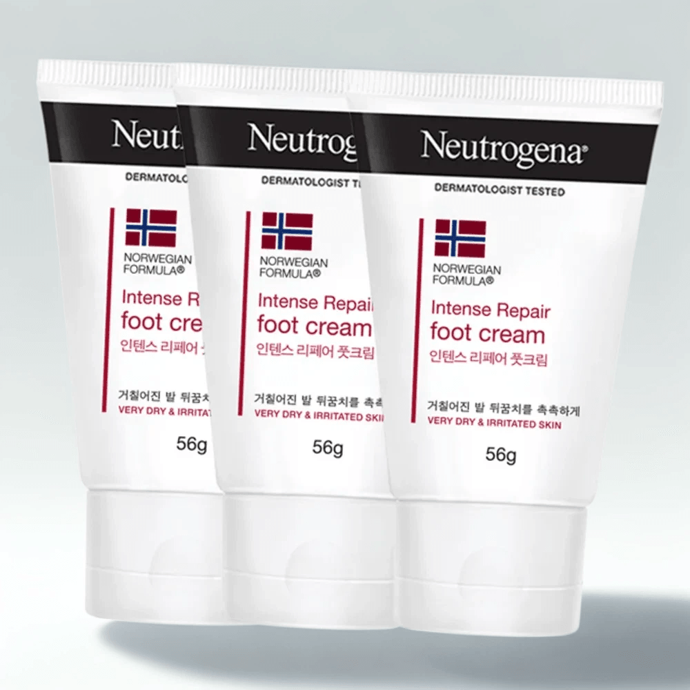 일상픽협력업체 뉴트로지나 인텐스 리페어 풋크림 56g 3개