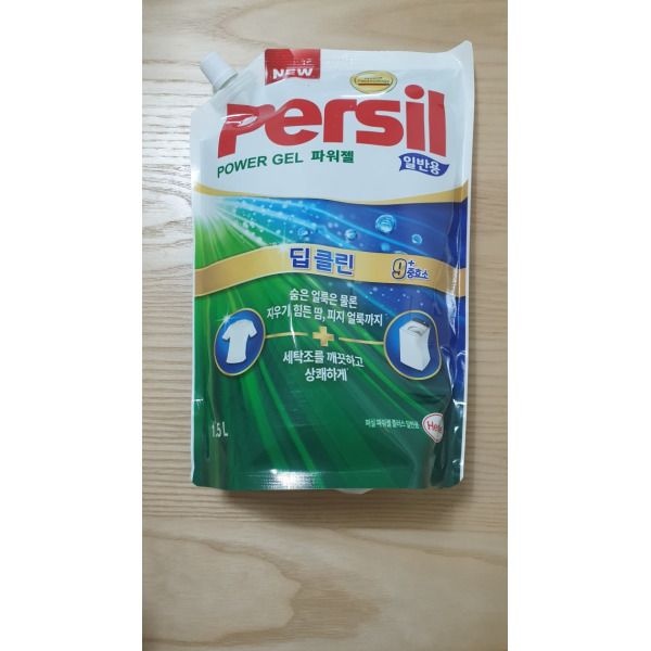 헨켈홈케어 헨켈 세탁세제 퍼실 딥클린 9중효소 파워젤 1.5L x 1 일반용 (CP)