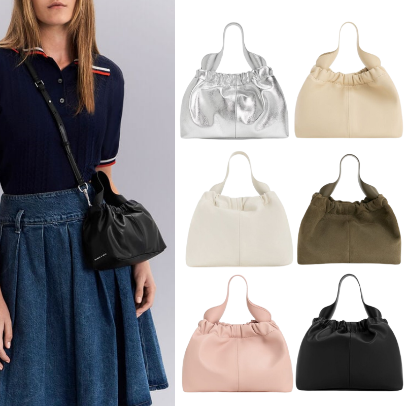 [해외] 찰스앤키스 앨라이 Ally 러칭 슬루치 체인 핸들백 토트백