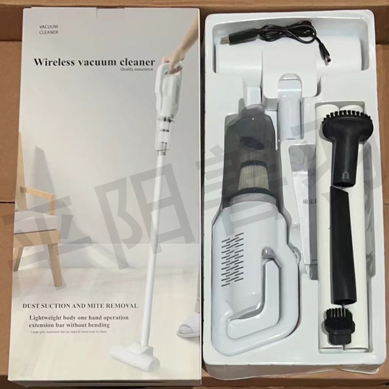 [해외] 강한 흡입력 무선 진공 청소기 가정용 휴대용 습식 건식 걸레질 저소음 자취방 원룸 다용도