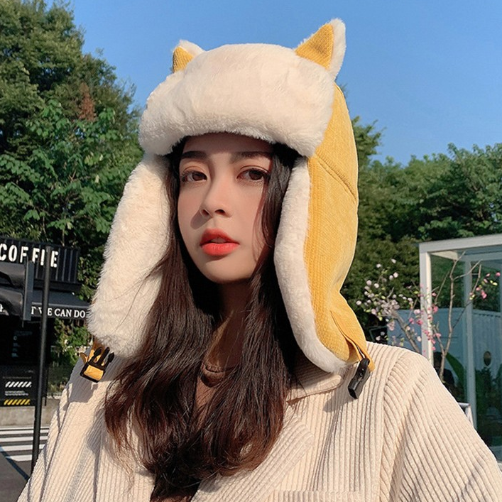 겨울 귀달이 털모자 방한 모자 군밤모자 공용