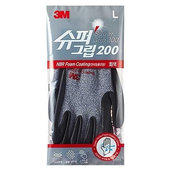 3M 슈퍼그립200 장갑 대  박스 100개입