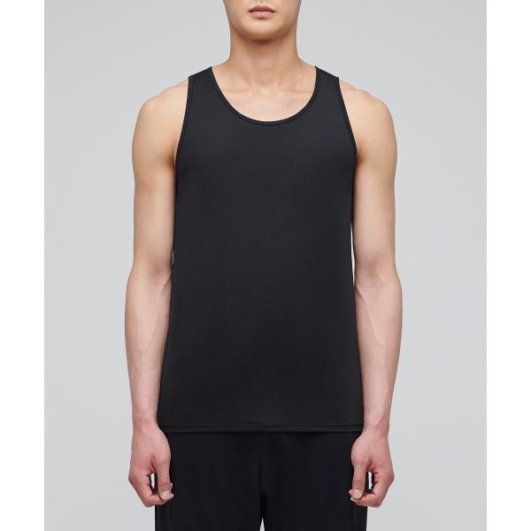 &lt;매장정품&gt; 무신사 스탠다드 MUSINSA STANDARD [쿨탠다드] 맨즈 슬리브리스 언더셔츠 [블랙] MMJMT302-BK 338177