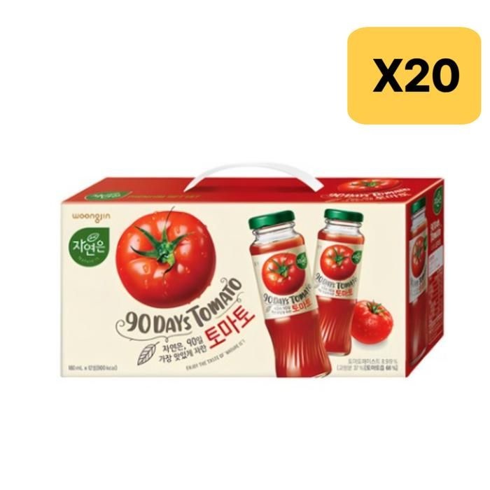 웅진 자연은 토마토 병문안 병음료세트 180mL 240개