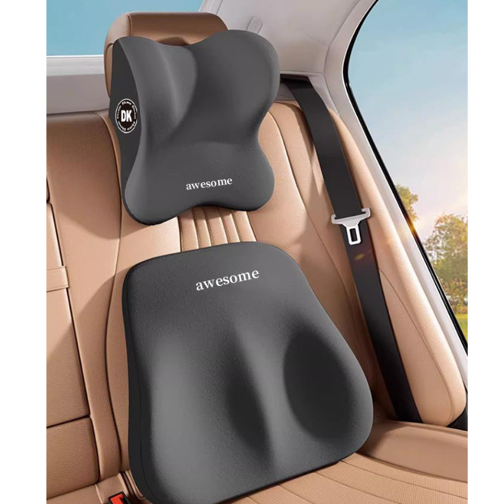 헤드레스크 쿠션 자동차 목베개 사계절 통풍 리무진 메쉬 차량용 목쿠션 땀 흡수 쿨링 허리쿠션