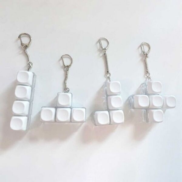 [이테 협력업체][에이치플러스몰] 기계식 키보드 딸깍이 키링 게임용 키캡 청축