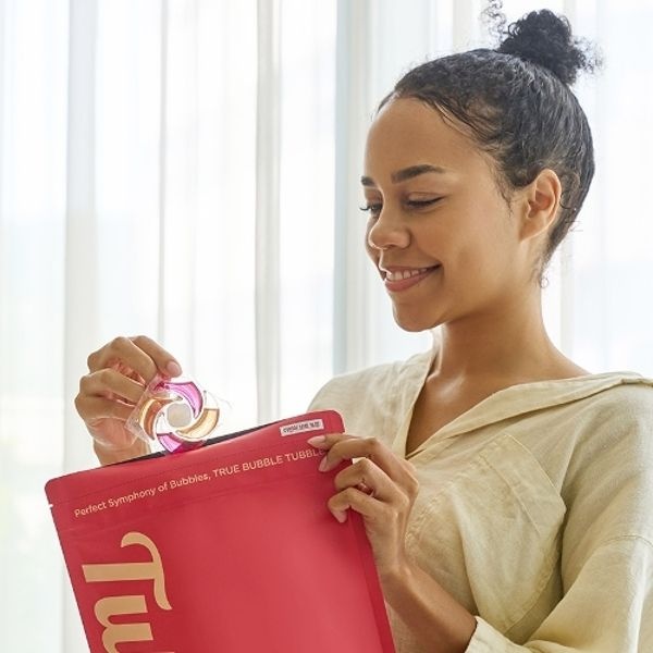 [터블] tubble 트루클린 퍼퓸 캡슐 세탁세제 퍼퓸그라스 2봉 (...