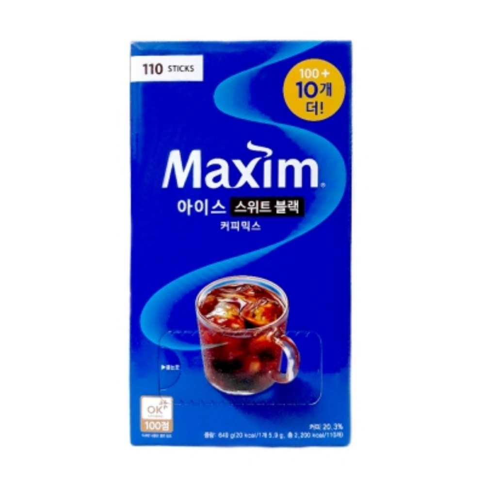 맥심 아이스 스위트블랙 커피믹스 110T 6개