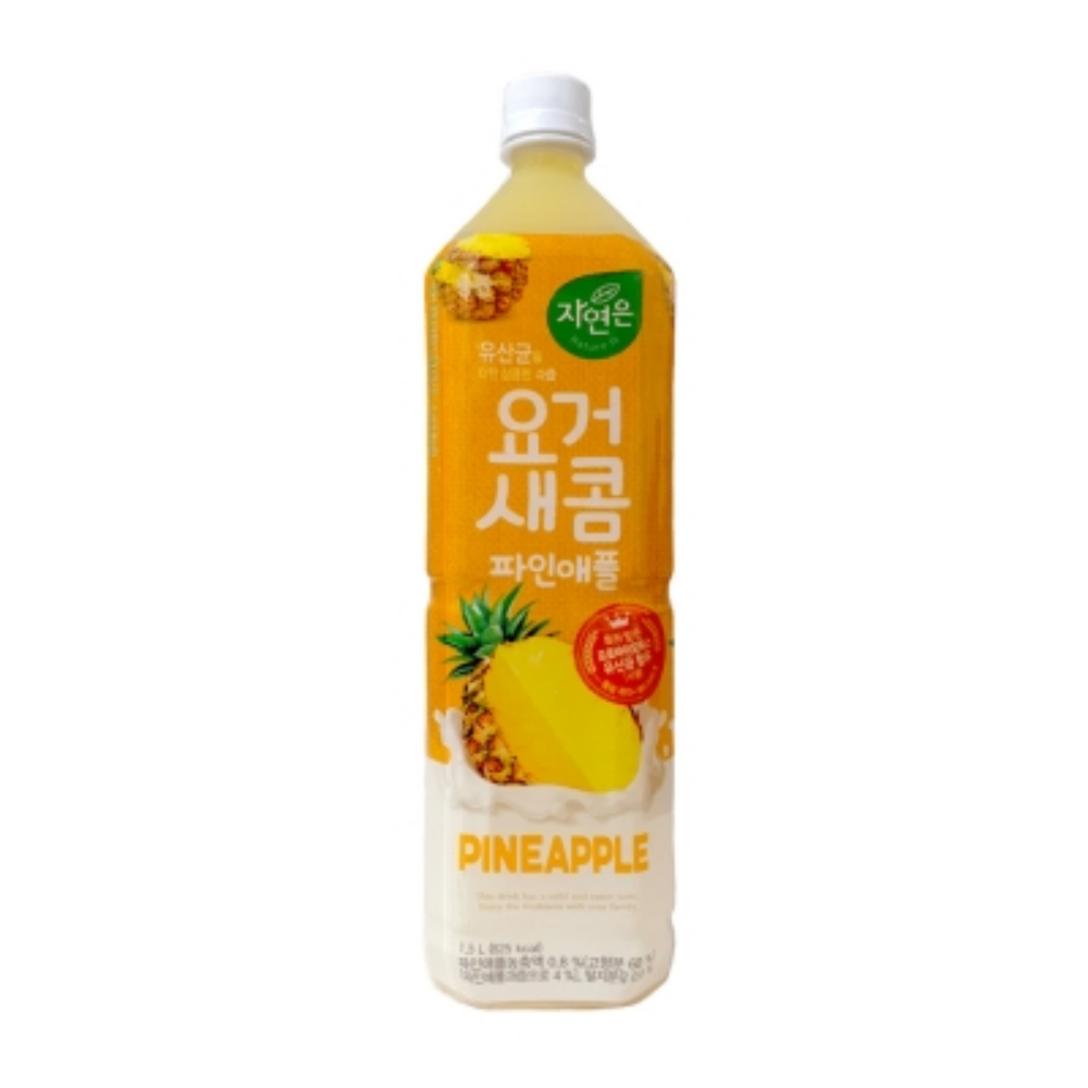 웅진 자연은 요거새콤 파인애플 1.5L 12PET