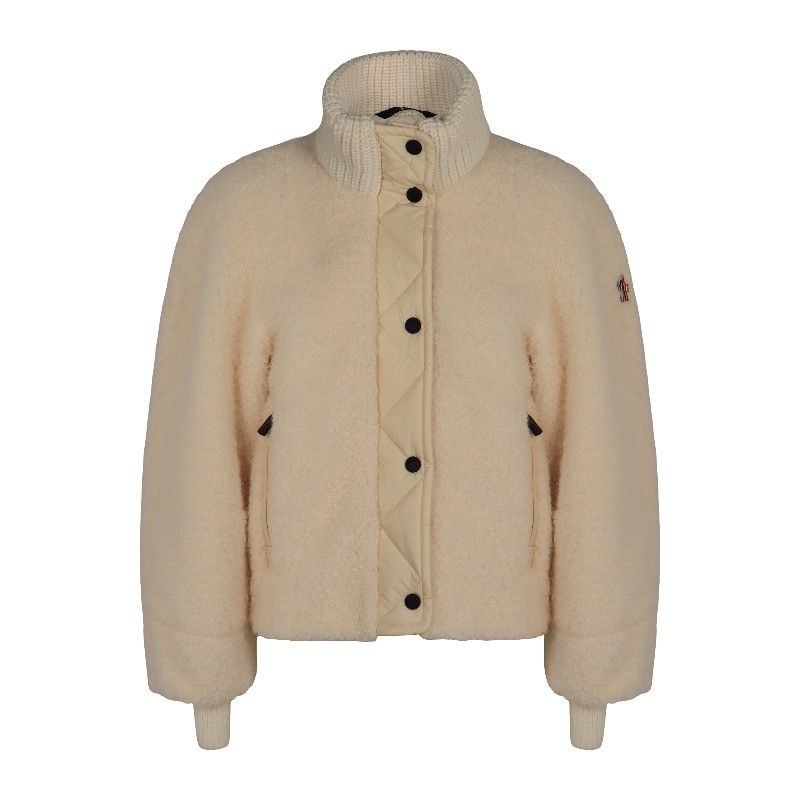 몽클레르 몽클레어 버튼 프론트 리브 칼라 플리스 재킷 K20981A0004089B4W 035