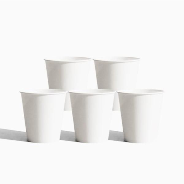 위주 업소용 무지 종이컵(50eax20줄) 1000개 (6.5oz/185ml)