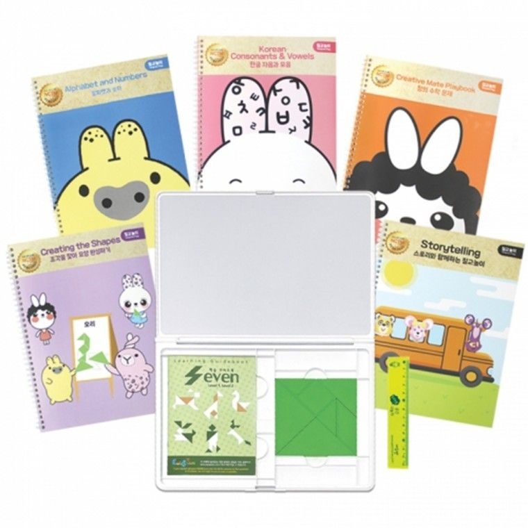 5종 글로벌이지 뚝딱 에듀쌤 창의 자석 칠교놀이 풀세트 자석칠교 교재세트-글로벌이지.뚝딱공작소.칠교