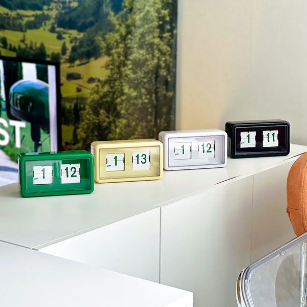 아이노비아 오르미 레트로 마운틴 플립 벽걸이 탁상 시계