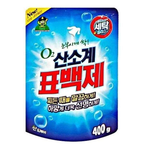 숨어있는 얼룩까지 없애는 산소계표백제 400G