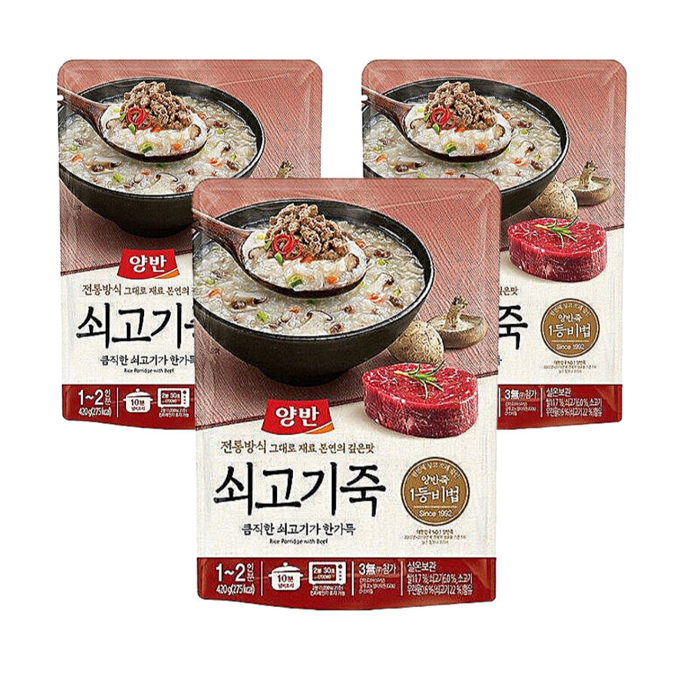 동원 양반 쇠고기죽 파우치 420g 10개