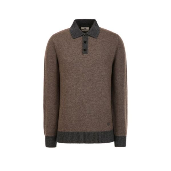 [롯데백화점] 닥스 맨 울캐시 카라배색 티넥 스웨터(DMSW5D032S2) LE1220276854