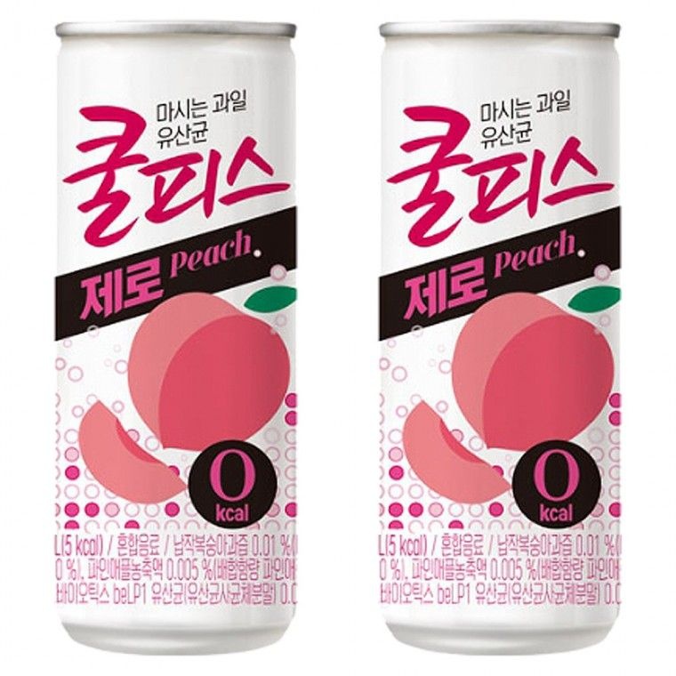 제로 쿨피스 230ml 30입 복숭아맛 캔음료 탕비실 사무실 대용량