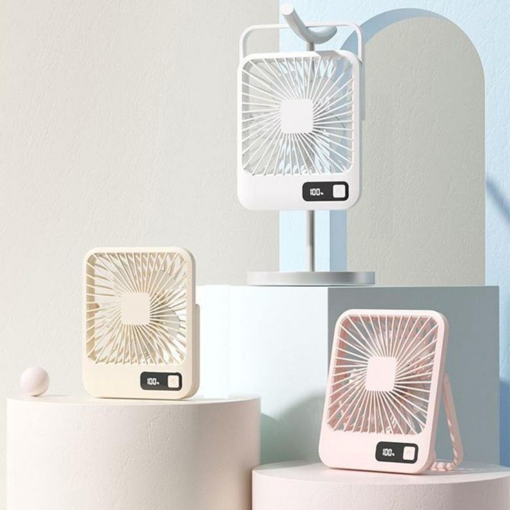KC인증 무소음 탁상용 선풍기 5단 조절 미니 데스크팬 USB
