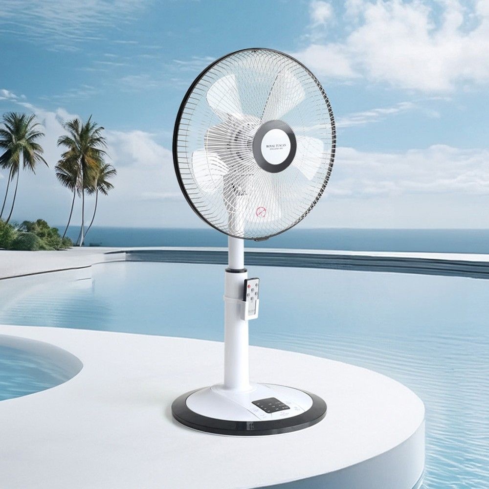 스탠드형 선풍기 5엽날개 무선리모컨 타이머 저전력 고효율 리모컨거치대포함