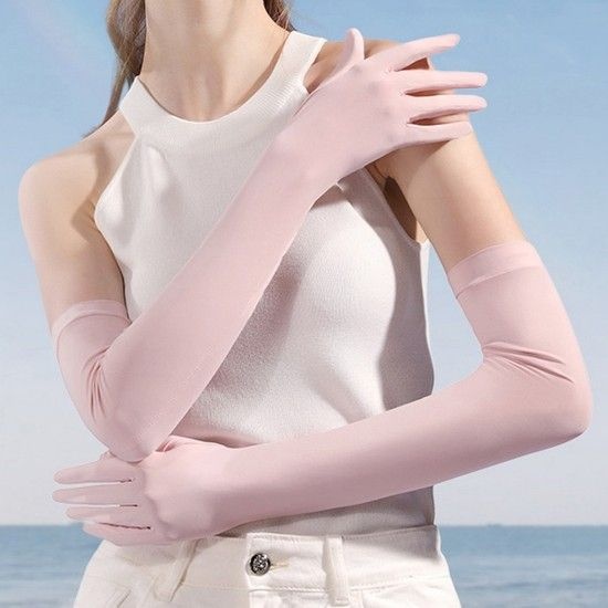 유니월드 협력사 UV 자외선차단 풀커버 팔토시 손가락 터치 손등 운전 골프 라운딩 야외 암슬리브