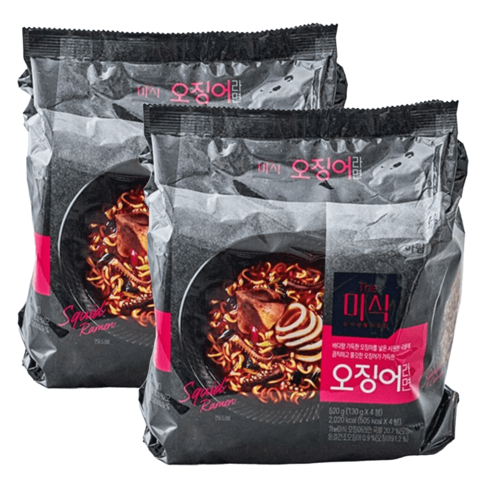The미식 더미식 오징어라면 520g(130gx4개입) 2개