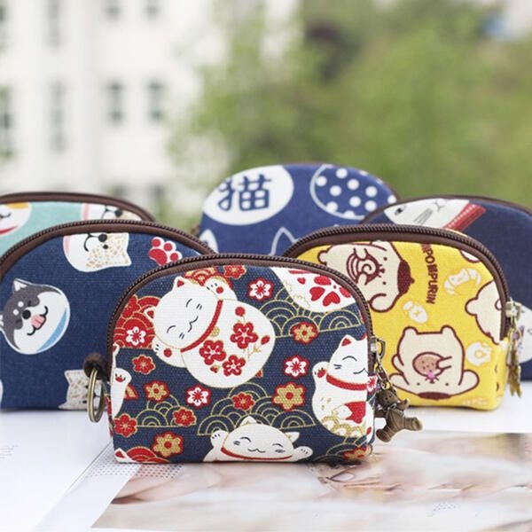 아트박스/엠케이 네코포켓 동전 엔화 이어폰 다용도 미니파우치 206018