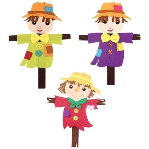 [유니아트]U 7000 펠트 허수아비 색상랜덤 환경 공간꾸미기 가을