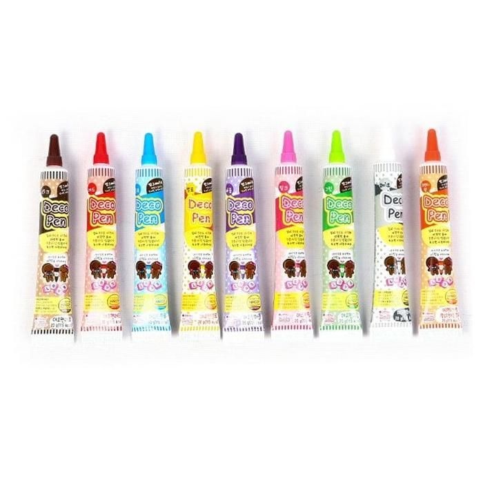 [SX70X52]초콜렛만들기 데코펜 케이크장식 초코펜 9종