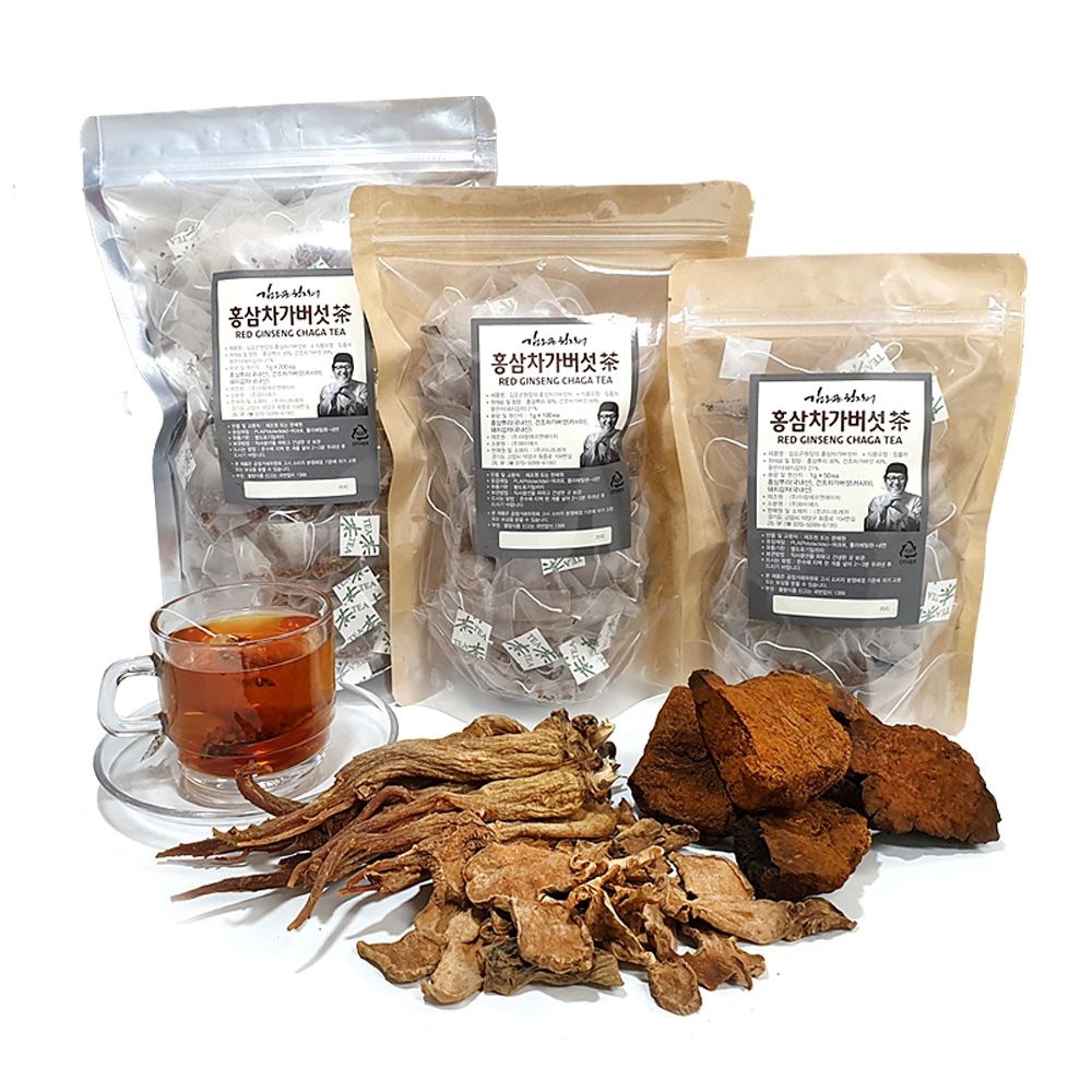 김오곤원장의 홍삼 차가버섯차 100T