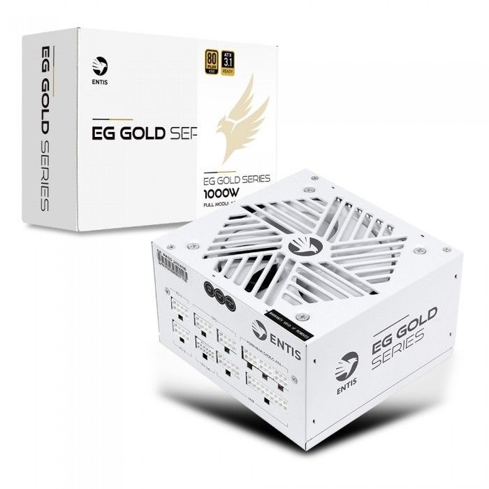 [오늘출발] 엔티스 EG 1000W 80PLUS골드 풀모듈러 ATX3.1 화이트