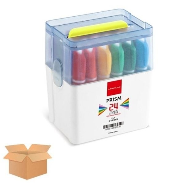 (Lineplus) 라인플러스 프리즘 유성매직 24색세트 24개입1박...