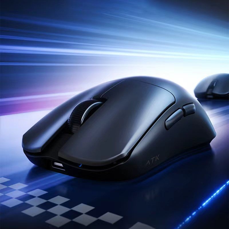 상품상세참조 [해외] ATK F1V2 Ultra Max 무선 게이밍 블루투스 마우스 경량화 듀얼8k PAW3395Ultra 800mAh 8K수신기