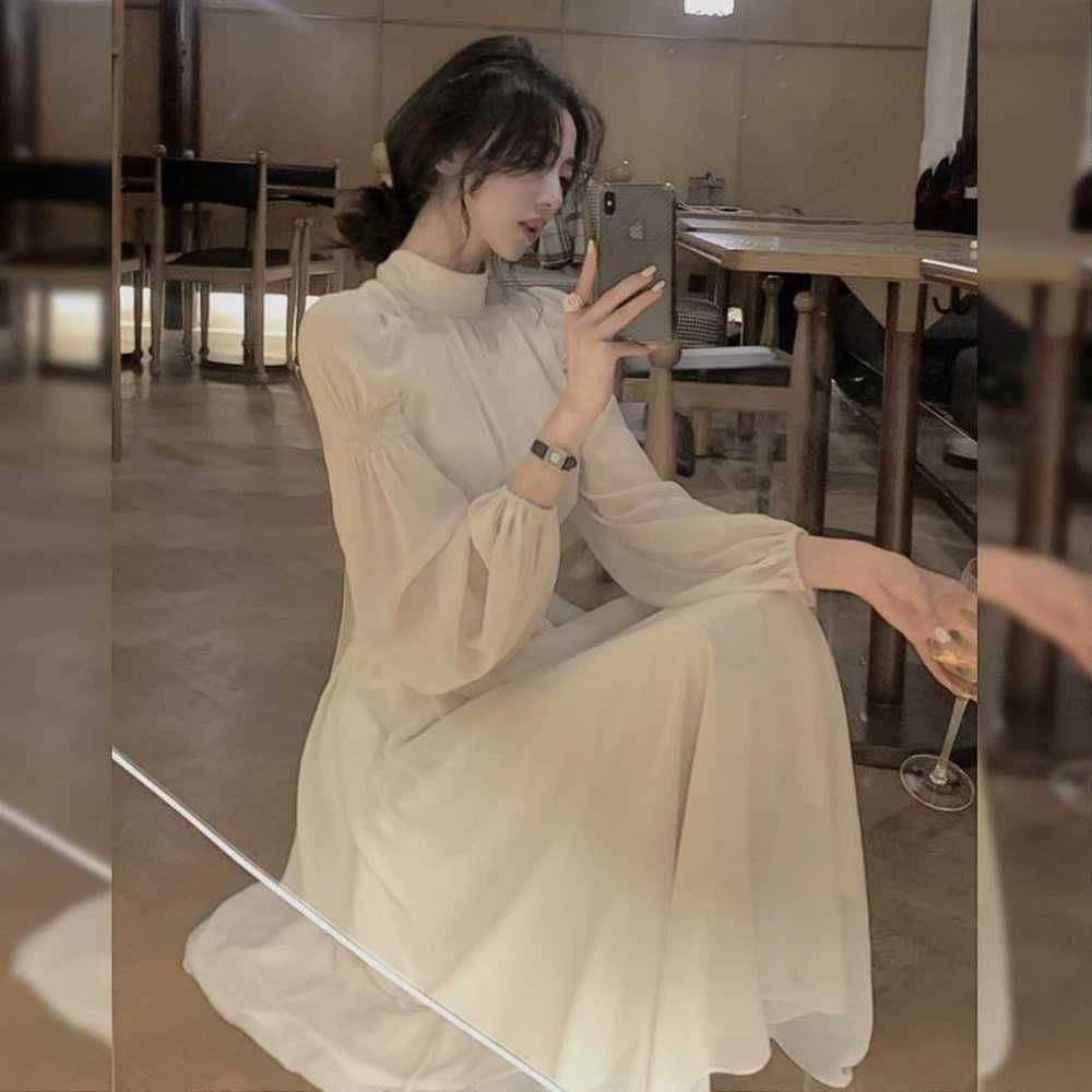 [해외] 커플팰리스 화이트 롱원피스 드레스 옷 패션 여성 원피스