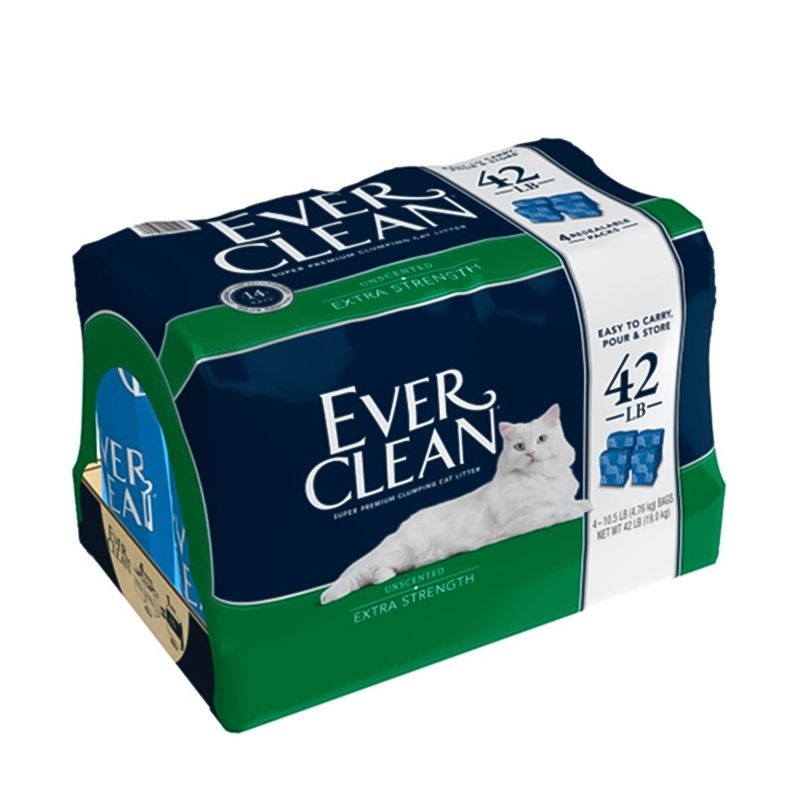 상품상세참조 [쿠폰할인] NEW 에버크린 벤토나이트 응고형 고양이 모래 19kg 무향