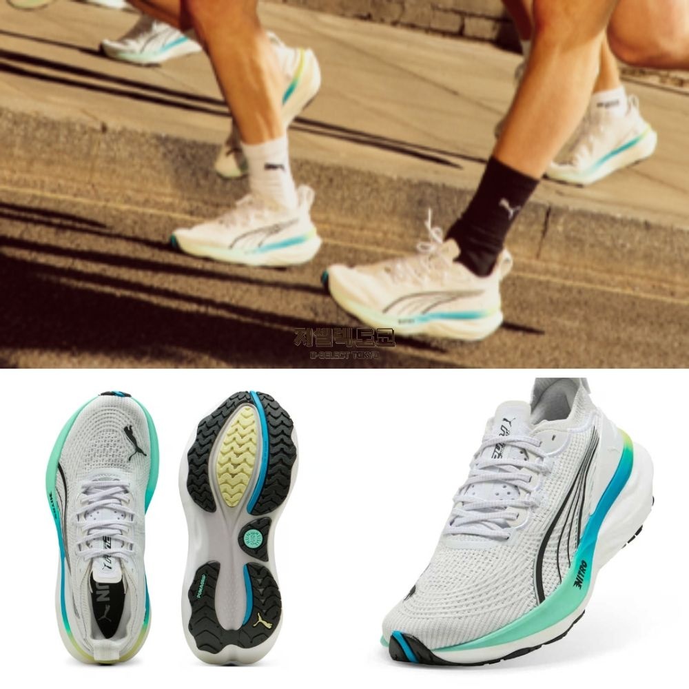 [해외] 푸마 포에버런 나이트로2 여성 러닝화 런닝화 마라톤화 화이트 민트 31047115