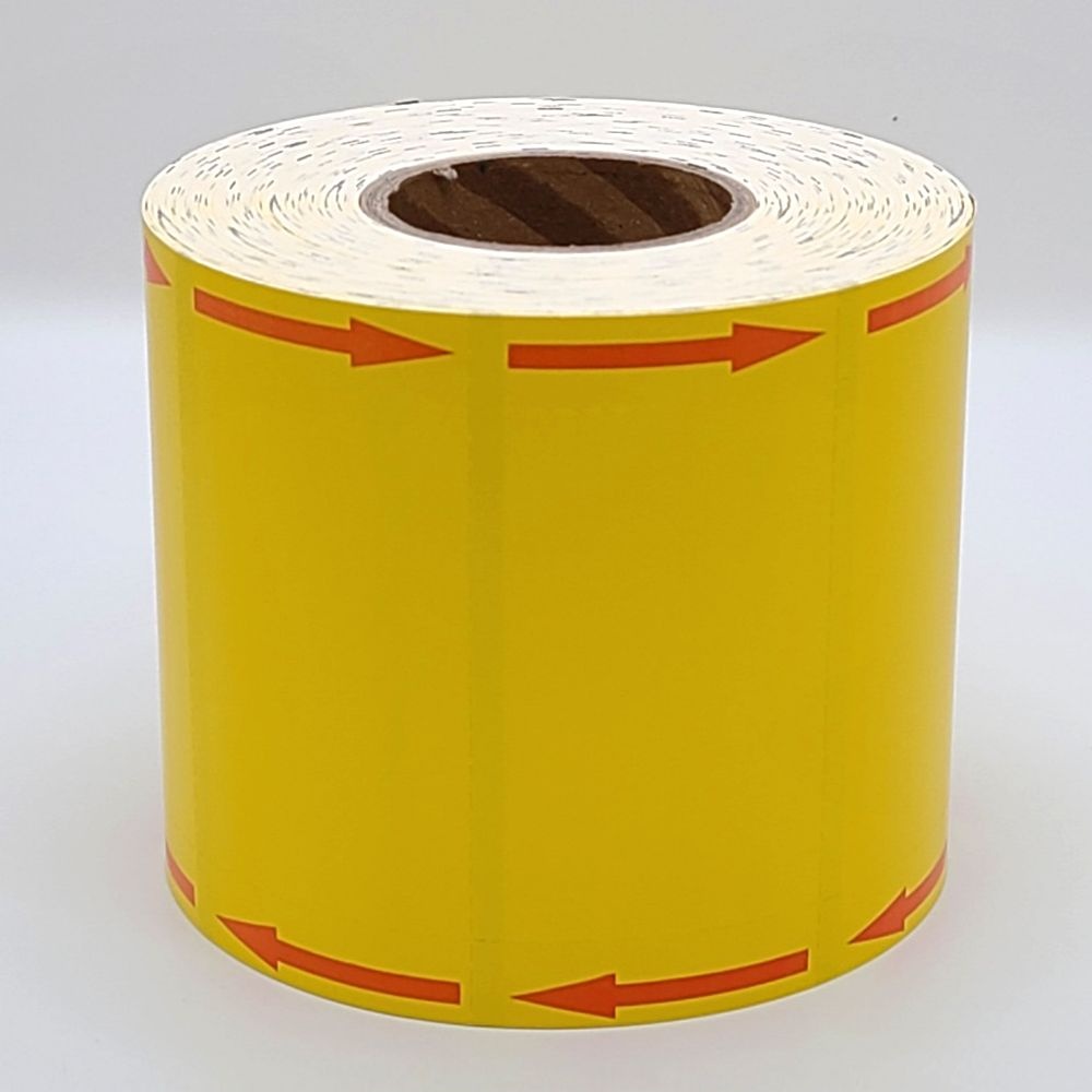 [한솔] 감열 프라이스카드 80x40 800매 지관40mm 양쪽 화살표/절취선