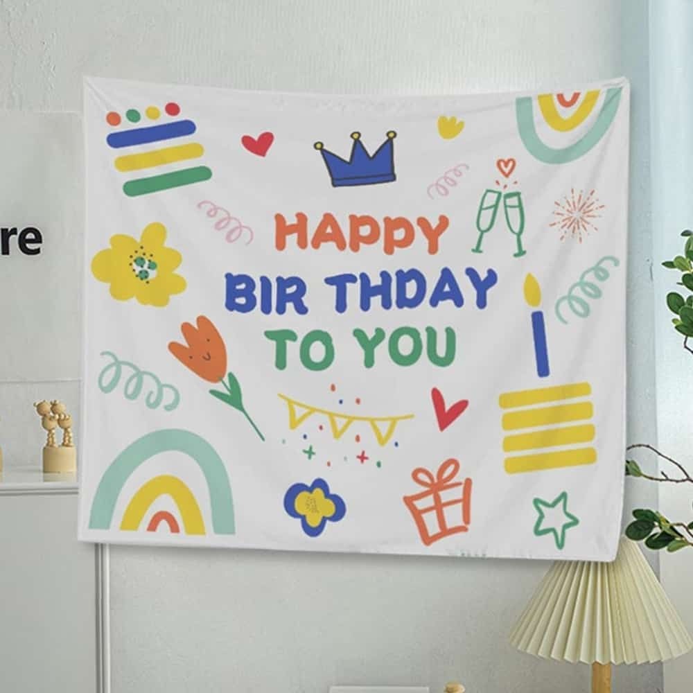 생일축하현수막 이벤트 생일파티 소품 장식 가랜드
