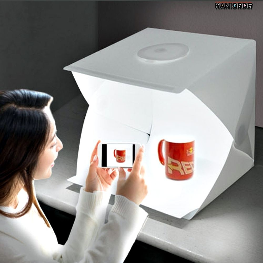 [카니오더 제휴사]미니 포토박스 프리랜서 셀프 제품촬영 간이 스튜디오 상세페이지 배경지