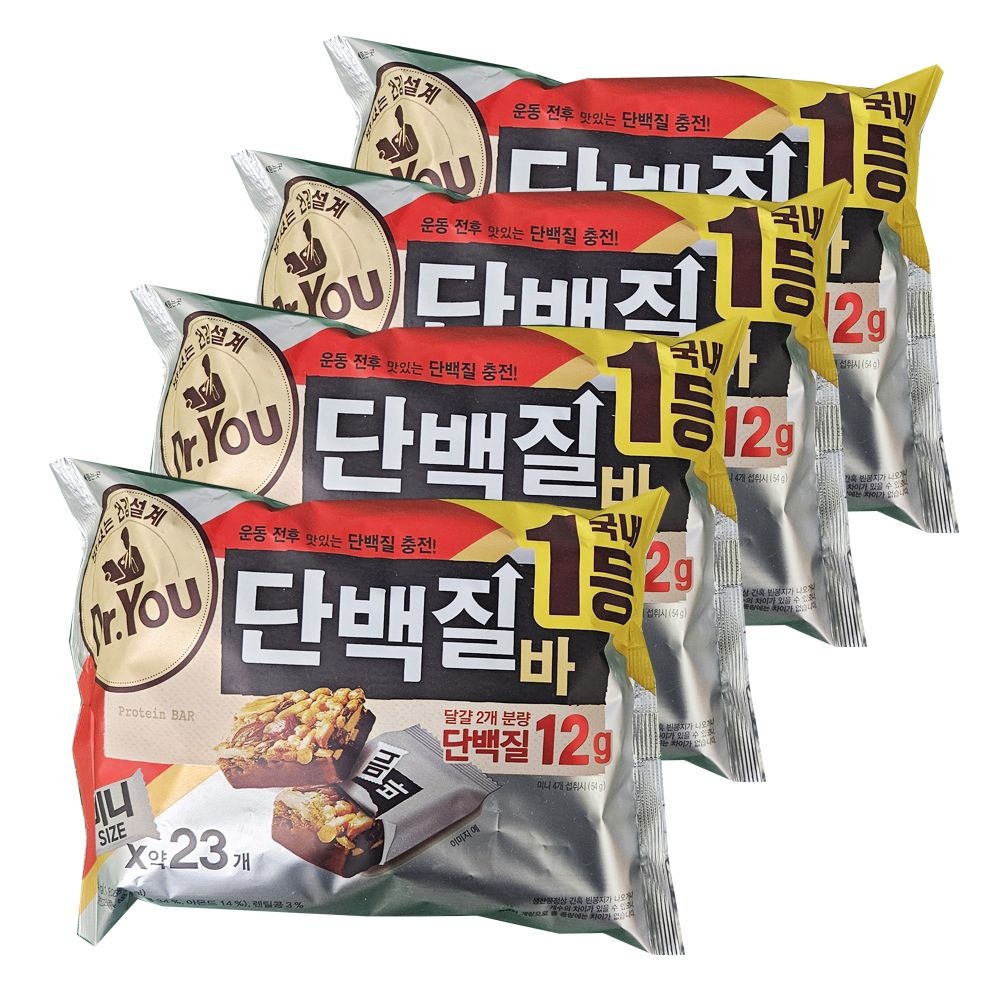 닥터유 단백질바 미니 324gX4개