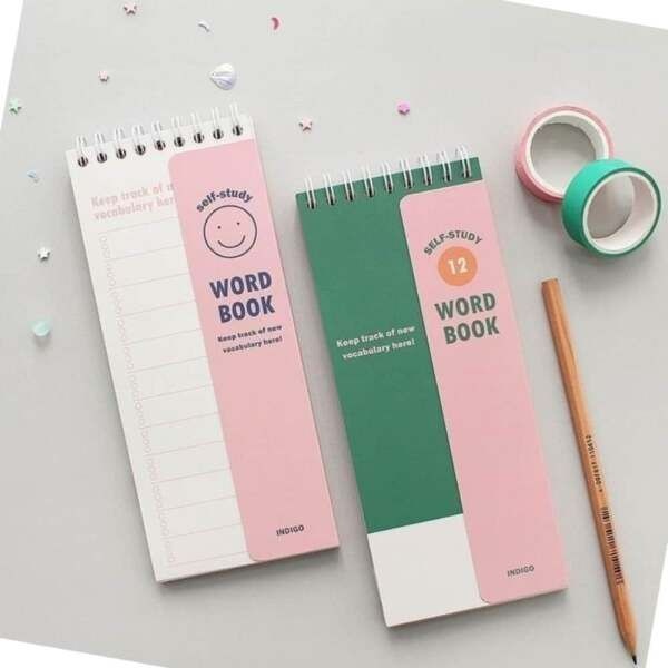 rediACE 협력사 [에이치플러스몰] 휴대용 단어장 카드 외국어 학습 자료 미니 단어집