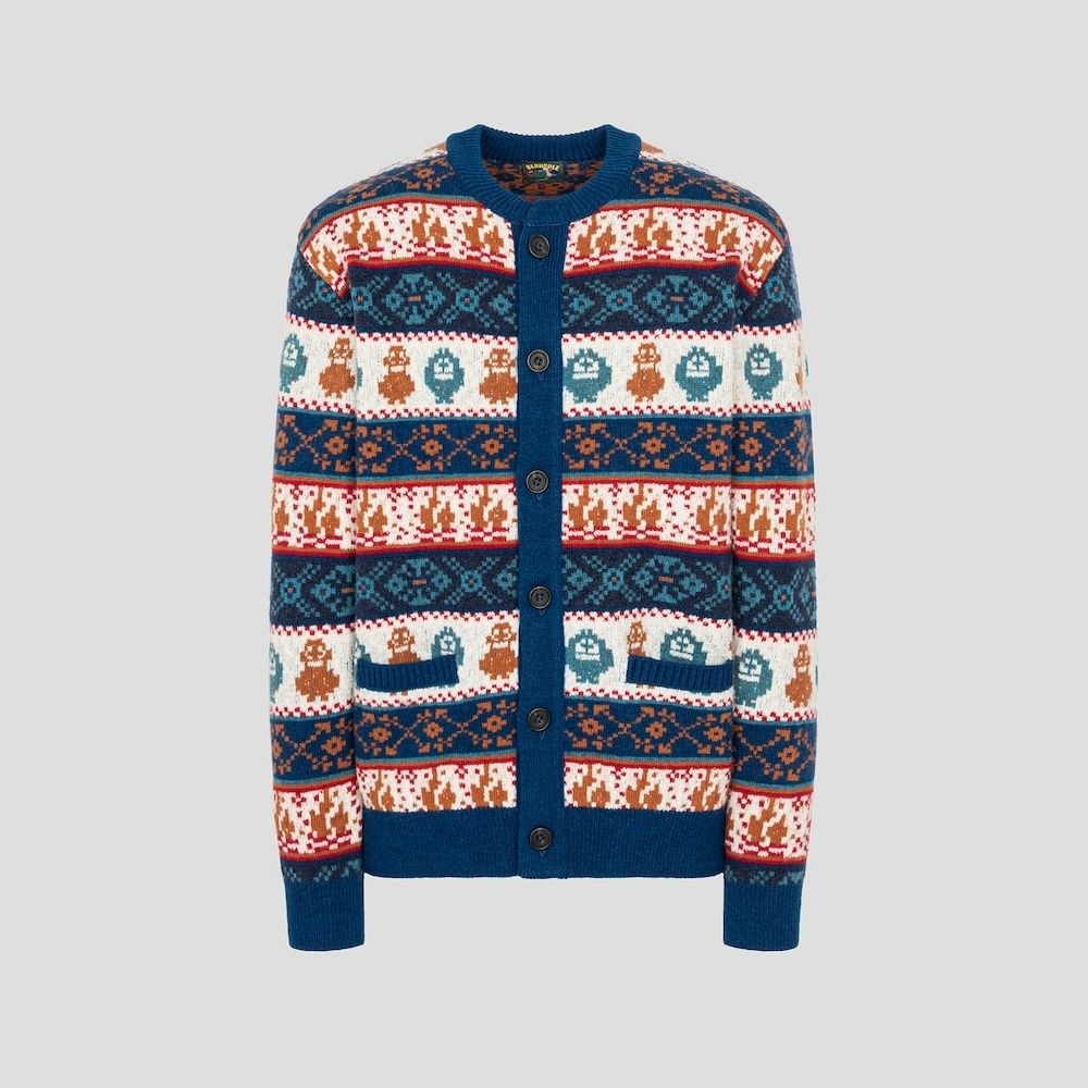 [롯데백화점] 빈폴 멘 푸즈예티 코위찬 카디건 - 블루 BC5X5AC52P LE1220436420