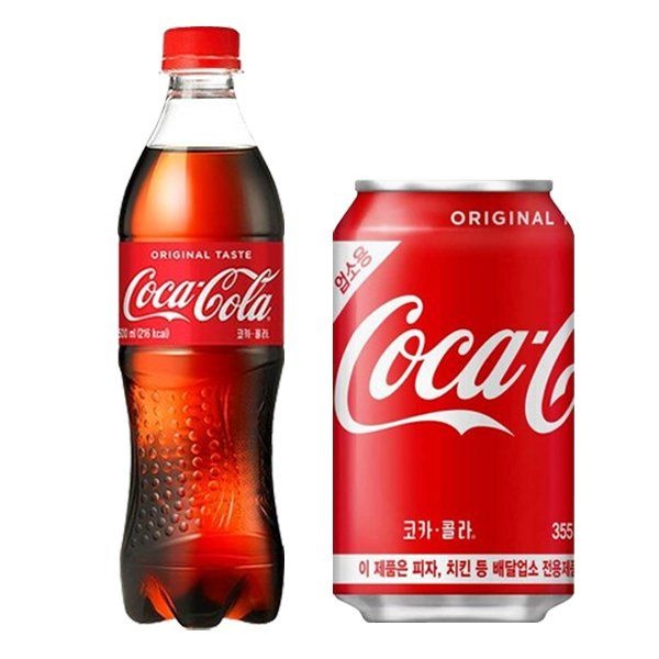 콜라 500ml x 24개 코카콜라 355ml x 24개 업소용 제품 탄산수 음료수 (코카콜라 355ml x 24개입)