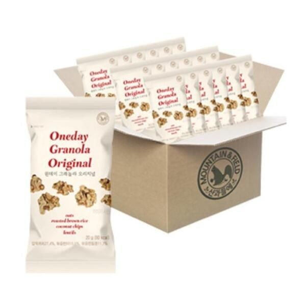 [셀러허브 식품] 원데이 그래놀라 오리지널 x 80봉 코코넛 시리얼 간식