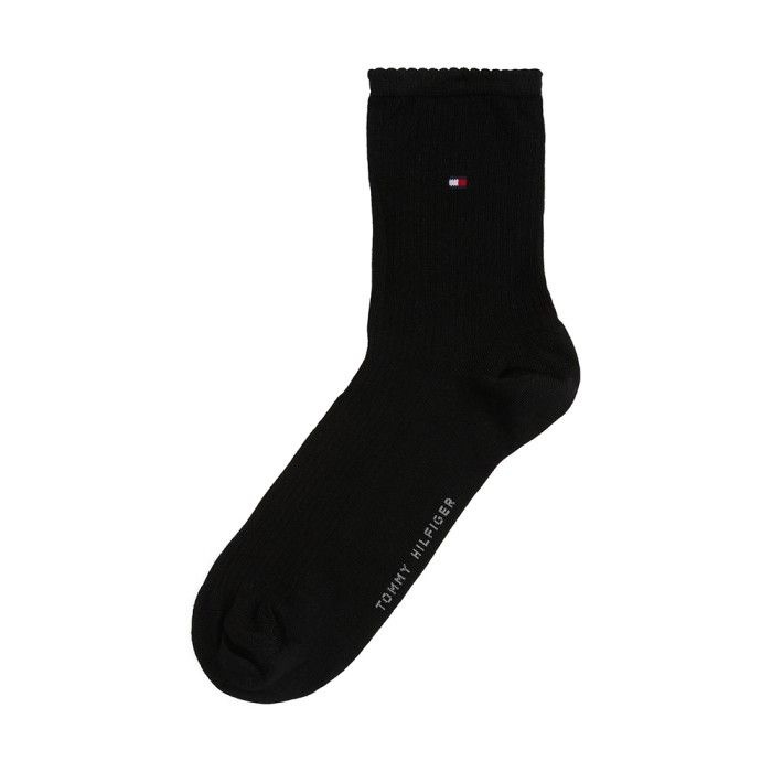 타미힐피거 여성 [정상가:16,000원] 솔리드 립 쇼트 삭스T22F7ACK050WT1001