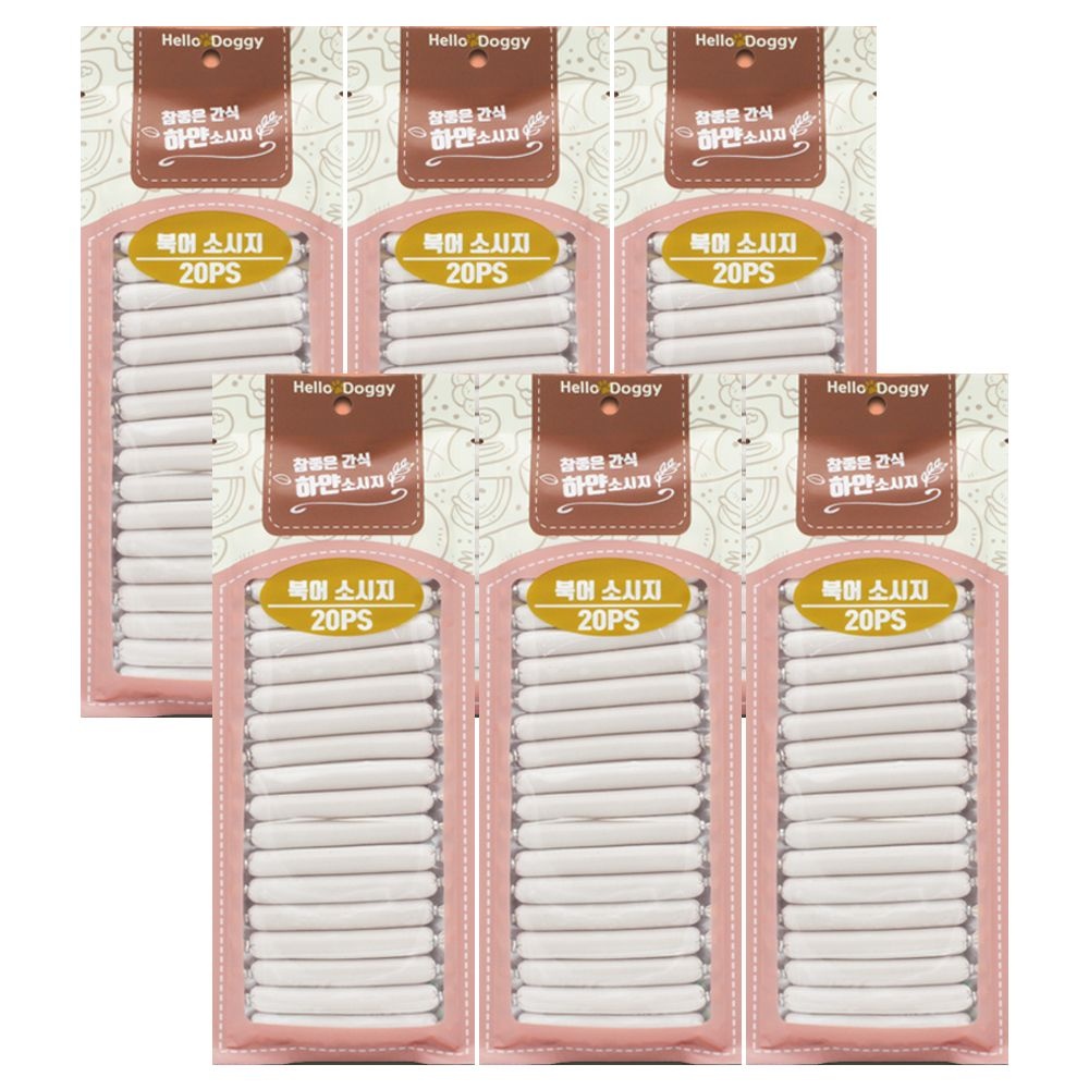참좋은간식 하얀소세지 북어 20p 6개