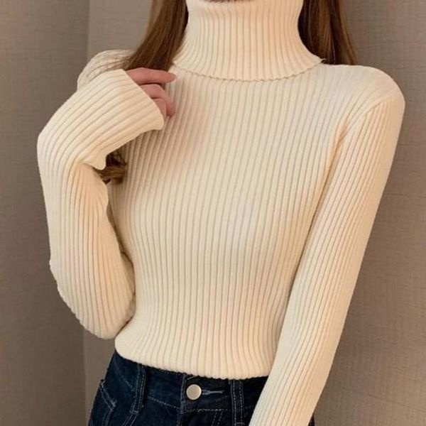 셀러허브_여성트랜드패션 [하프클럽]ONM 여성 베이직 데일리 겨울 스웨터 목폴라 니트 0