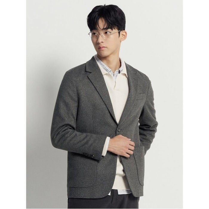 빈폴 멘 테크트위드 하운드투스 재킷 브라운 BC5X11C16D