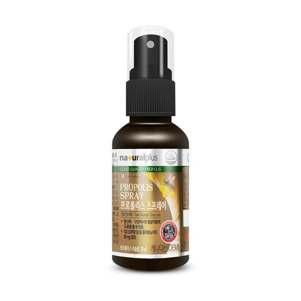 내츄럴플러스 프로폴리스 스프레이 30ml 총플라보노이드 항산화 구강 항균